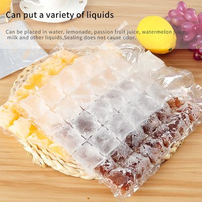 PE Material Structure Transparent Custom Disposable Ice Cube Plastic Packaging Bags