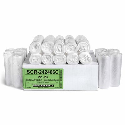 strength Tensile Strength Heavy Duty Plastic Bag Package for Garbage in White Color