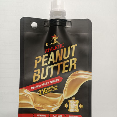 Tomato Sauce Packing Spout Pouch CPE PET VA PE Material and Aluminum Laminated Foil
