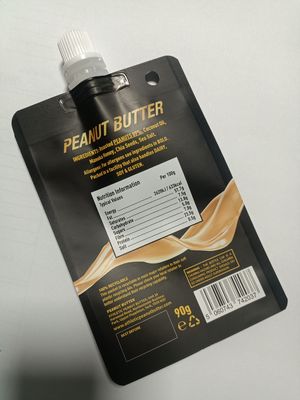 Tomato Sauce Packing Spout Pouch CPE PET VA PE Material and Aluminum Laminated Foil