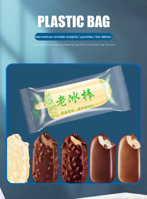 Plastic Type Transparent Bag Disposable Plastic Packaging for Ice Cream Popsicle