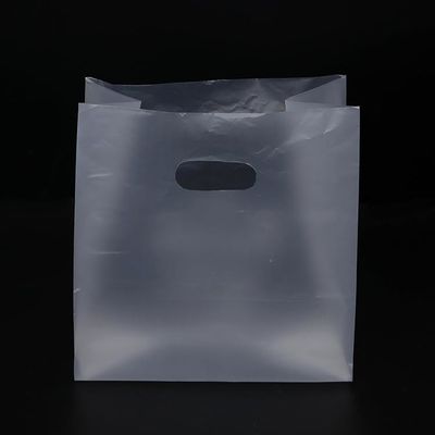Customized Eco Friendly Tote Bag THANKYOU Plastic Shopping Bag with 50-200microns Thickness