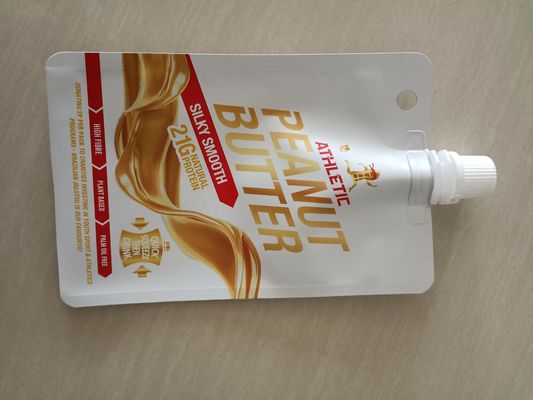 Tomato Sauce Packing Spout Pouch CPE PET VA PE Material and Aluminum Laminated Foil