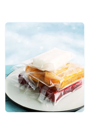 Custom Printed Heat Seal Plastic Ice Packaging for Transparent Frosted Ice Cream