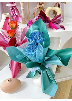 Free Sample Custom Printing Waterproof Flowers Wrapping Paper for Florist Bouquet