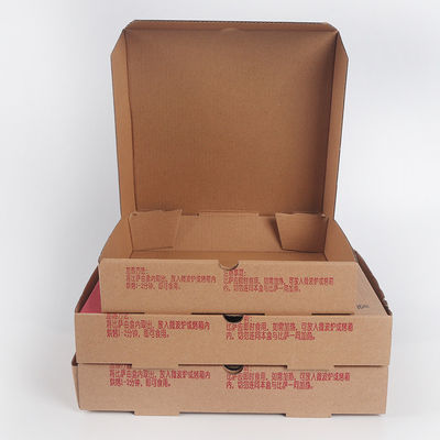 Slotted Boxes 9 Inch Corrugated Disposable Paper Lunch Box for Baking and Takeaway