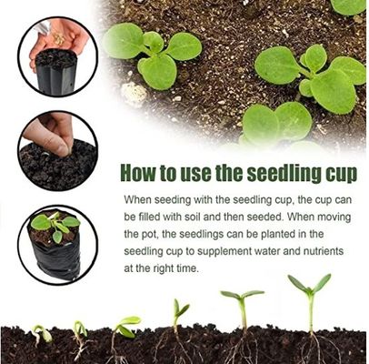 Plastic Nursery Bag for Garden Plant Fruit Vegetable Flower Planter