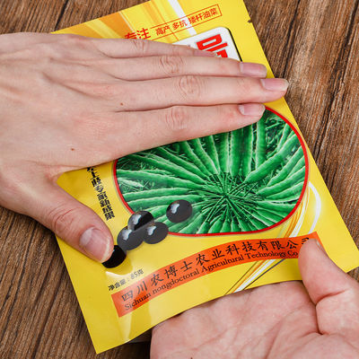 25g 50g Customized Plastic Bag With Logo Print Small Aluminized Bag Tomato Seeds Packaging