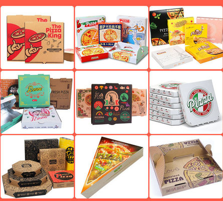 Pulp Material Straw Pulp Customized Fast Food Package for Hot Dog French Fried Chicken and Pizza