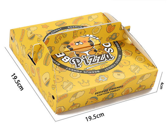 Pulp Material Straw Pulp Customized Fast Food Package for Hot Dog French Fried Chicken and Pizza