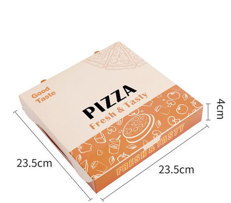 Pulp Material Straw Pulp Customized Fast Food Package for Hot Dog French Fried Chicken and Pizza