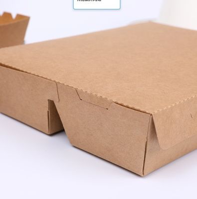 Craft Paper Printed Container Tray for Sushi Food Slim Japanese Packaging Take Away Disposable