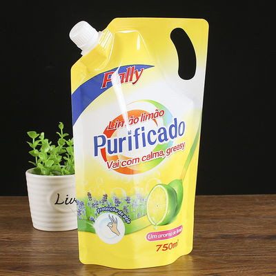Gravnre Printed Spouted Pouch Bags For Liquid Products Customized Eco-Friendly Design