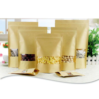 Leak-Proof And Moisture-Proof Kraft Paper Window Bag For Food Packaging