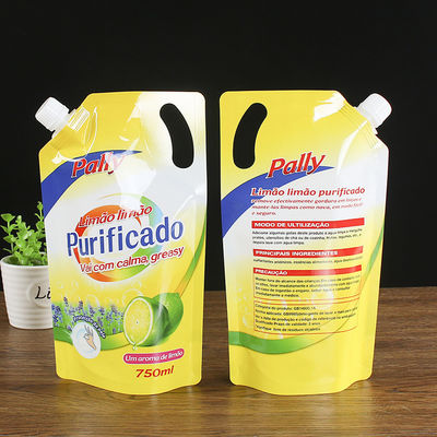 Gravnre Printed Spouted Pouch Bags For Liquid Products Customized Eco-Friendly Design