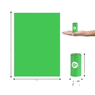 Unit Roll Pet Dog Cat POP Plastic Garbage Bag Degradable for Green and Health Materials