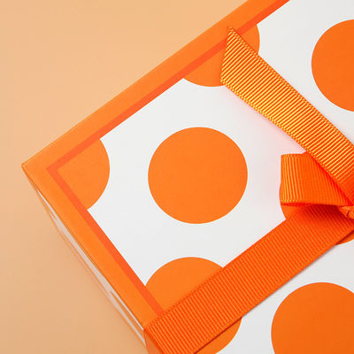 Embossing Deluxe Square Gift Box With Candy Cover And Flowers Printing