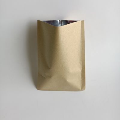 0.14MM Thickness Eco-Friendly Kraft Paper Bag with Aluminum Foil and Gravure Printing