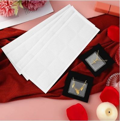 Self Adhesive Seal Jewelry Display Card 2023 Custom Necklace Earring Card with Logo