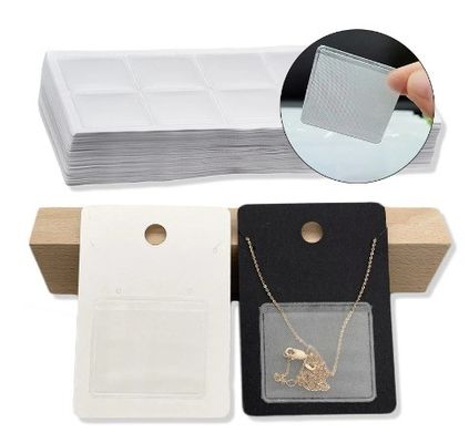 Self Adhesive Seal Jewelry Display Card 2023 Custom Necklace Earring Card with Logo