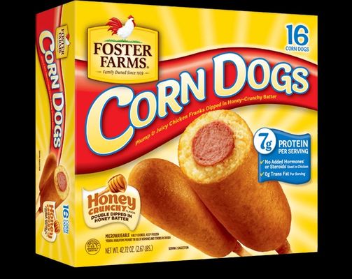 Customized Printing Handling Corndog Box for Environmentally Friendly Food Packaging