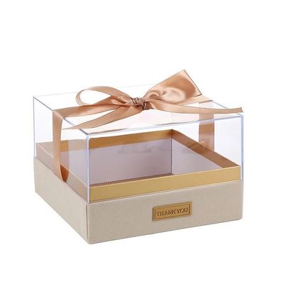 Paper Gift Packing Box for Candle Custom Logo Luxury Transparent Acrylic Storage Box