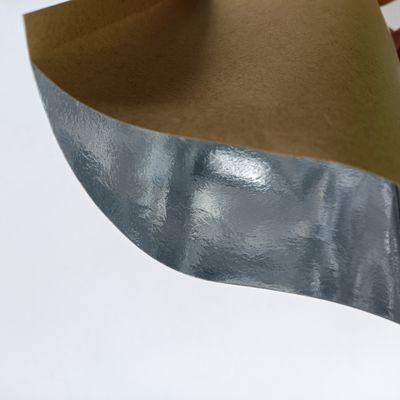 0.14MM Thickness Eco-Friendly Kraft Paper Bag with Aluminum Foil and Gravure Printing