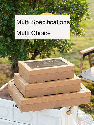 Customized Take Away Fast Food Package 25*36*8cm for Chemical Pulp and Custom Printing