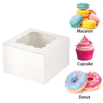 Customized Color 10x10x10 Square Cake Boxes for Packaging Desserts and Pastries