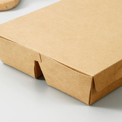 Personalised Snack Wrap Kraft Paper Fast Food Packaging Boxes Disposable 5 S