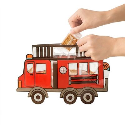 Eco-Friendly Biodegradable Plastic Zipper Lock Standing Bag for Kids' Snacks