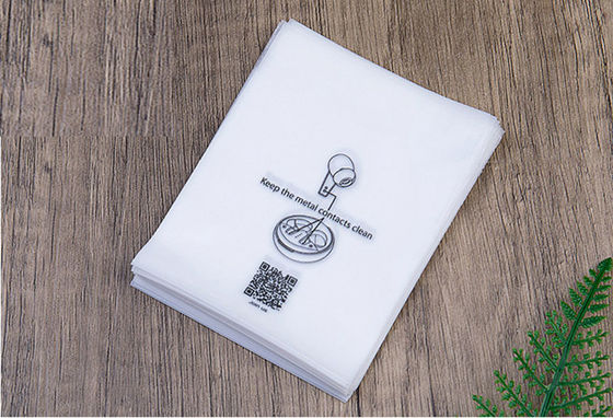 30-200 Thickness White Custom Spot CPE Plastic Bag for Electronic Packaging and Storage