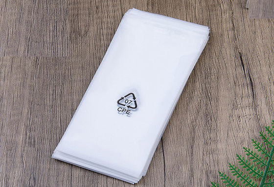 30-200 Thickness White Custom Spot CPE Plastic Bag for Electronic Packaging and Storage