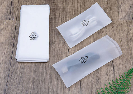 30-200 Thickness White Custom Spot CPE Plastic Bag for Electronic Packaging and Storage