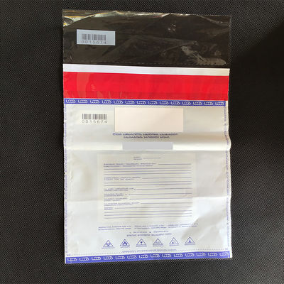 ISO9001 Certified Cash Security Courier Plastic Bag for Bank Deposit Bag With Valve