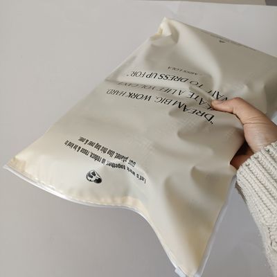 Gravure Printing Zipper Plastic Bag for Garment Packaging Custom Logo and Waterproof