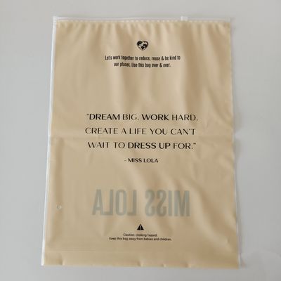 Gravure Printing Zipper Plastic Bag for Garment Packaging Custom Logo and Waterproof