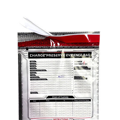 Security Bag Tamper Evident Money Bag Tape Cash Evidence Custom Pe Plastic High S
