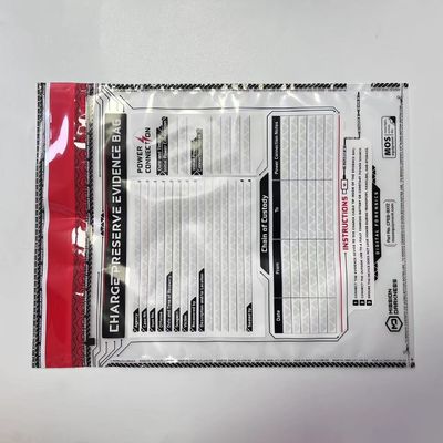 Evidence Cash Bag Customized Color for Secure Tamper Evident Bank Pouch and Collectio