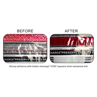 Evidence Cash Bag Customized Color for Secure Tamper Evident Bank Pouch and Collectio