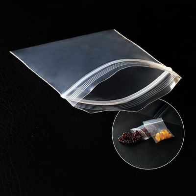 Small Waterproof Zipper Bag for Jewelry Packaging 2*2/2*3/3*3/3*4 Ziplock Jewelry Bag