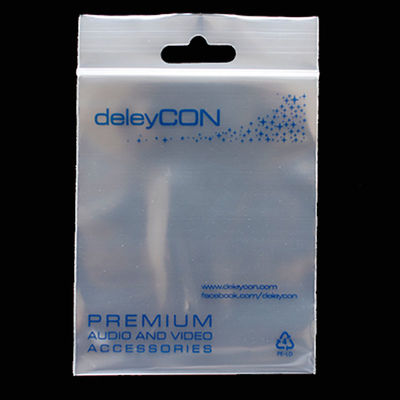 Customized Thickness PE Plastic Bag Mini Ziplock Bag with SGS65 Certificate