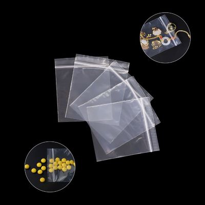 Custom Logo Compostable Zipper Bag Transparent Plastic Packaging for Easy Open Polybag
