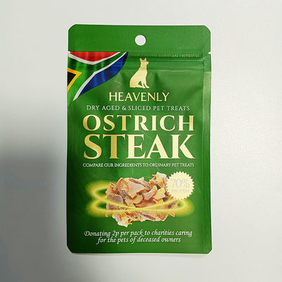 Custom Pet Wet Food Zipper Bag with Food Grade Material Water Spout and Resealable Design