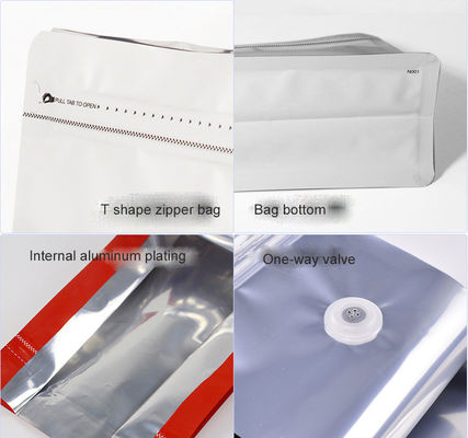 Pure Custom Printed Product LDPE Coffee Beans Packaging Bag for Other Food Tea Bag Nuts