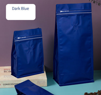 Arrivals 8 Side Aluminum Foil Coffee Bag With Valve And Zipper Top