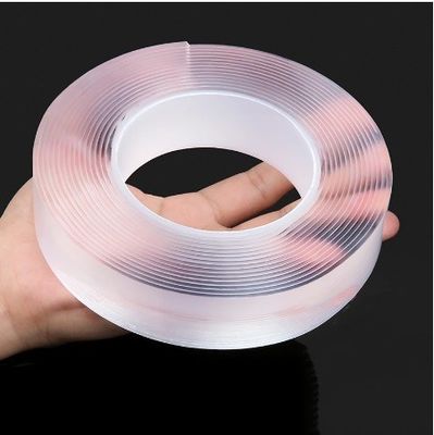 3 Meter Reusable Clear Double Sided Adhesive Nano Tape for Carpet and Door Sealing